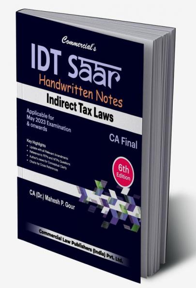 IDT SAAR (indirect Tax Law)