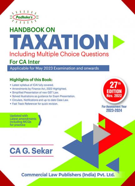 HANDBOOK ON TAXATION