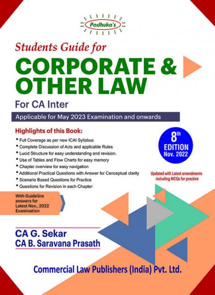 Students’ Guide For Corporate And Other Law