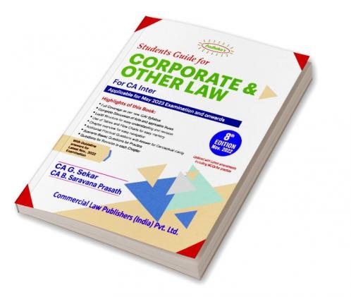 Students’ Guide For Corporate And Other Law