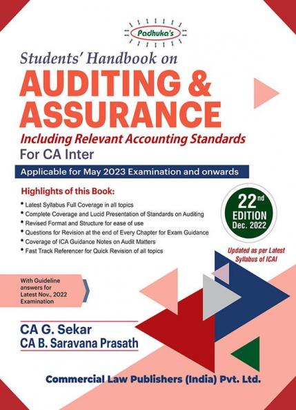 Students’ Handbook On Auditing and Assurance