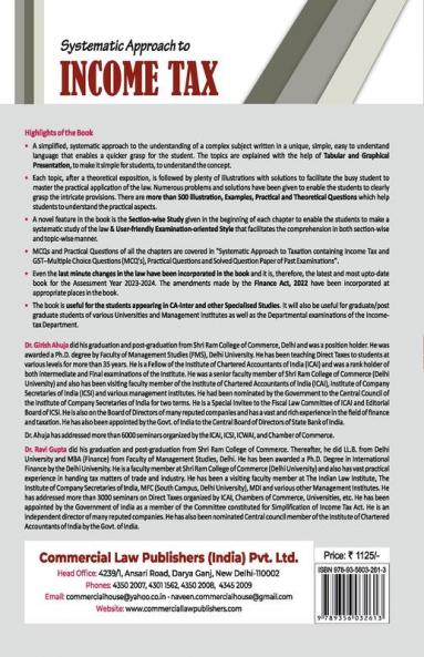 Systematic Approach to Income Tax