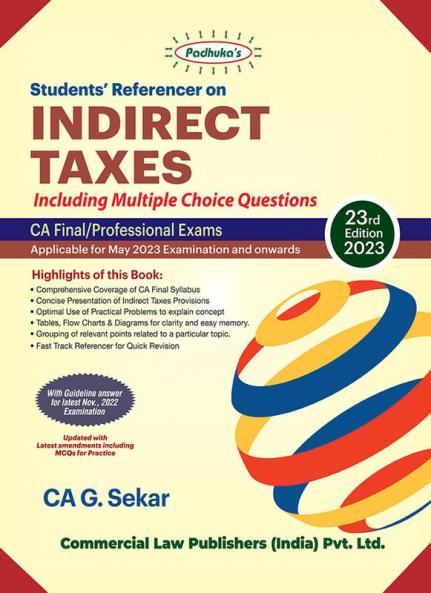 STUDENTS REFERENCER ON INDIRECT TAXES