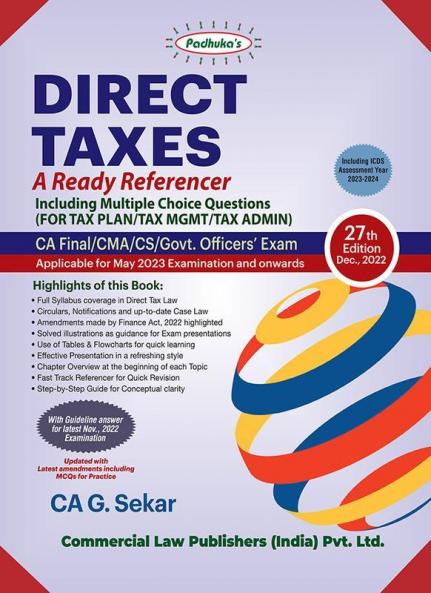 DIRECT TAXES A READY REFERENCER