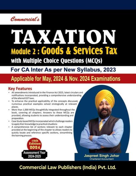 Taxation Model 2 : Goods & Services Tax (GST) with (MCQs