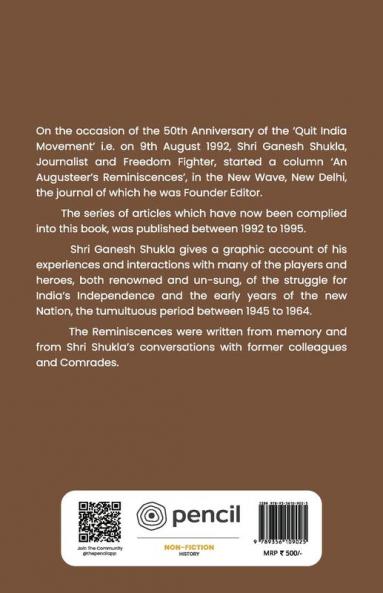 An Augusteer's Reminiscences: Memoirs of an Editor of New Wave