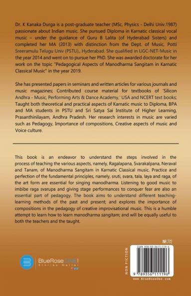 Pedagogical Aspects of Manōdharma  Saṅgītam in Karnaticclassical Music