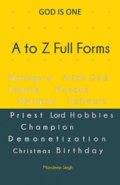 A To Z Full Forms