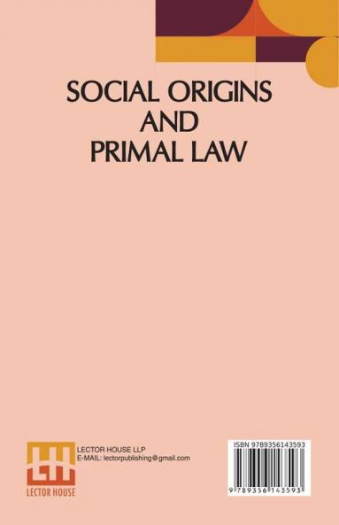 Social Origins And Primal Law