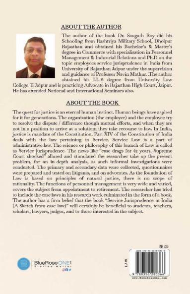 Service Jurisprudence in India (A sketch from Case Laws)