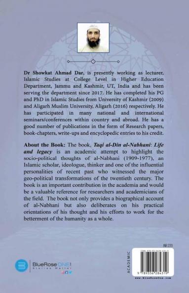 Taqi Al-Din Al-Nabhani: Life and Legacy