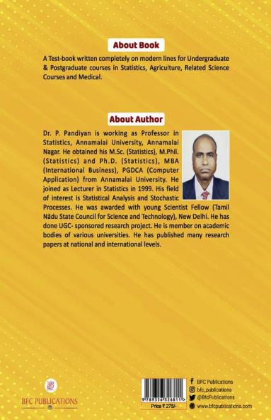 Statistical Methods (A Test-Book Written Completely On Modern Lines For Undergraduate & Postgraduate Courses In Statistics Agriculture Related Science Courses and Medical.)
