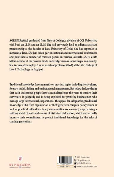 PROTECTION OF TRADITIONALKNOWLEDGE IN INDIA