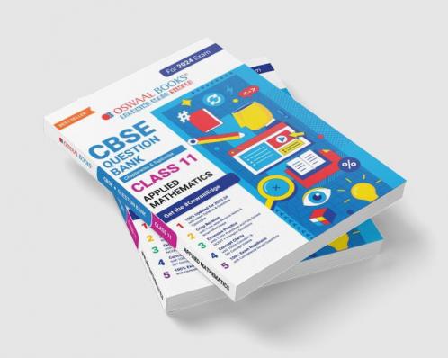 Oswaal CBSE Chapterwise & Topicwise Question Bank Class 11 Applied Mathematics Book (For 2023-24 Exam)