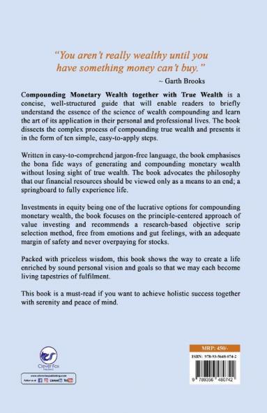 Compounding Monetary Wealth together with True Wealth