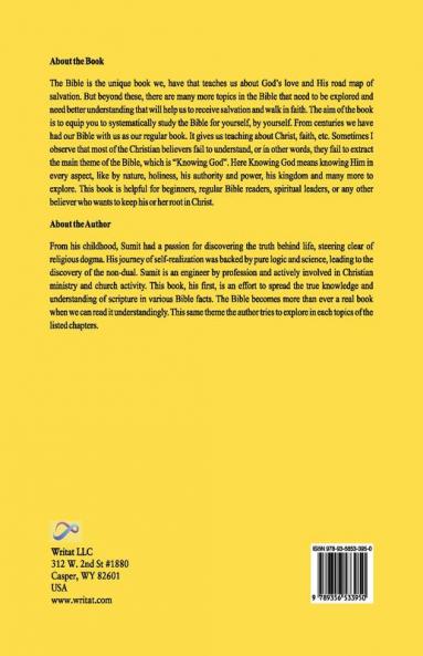 KNOWING SCRIPTURE VOLUME I