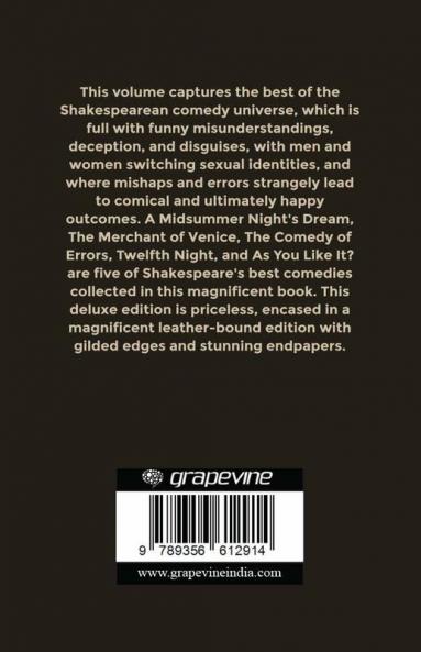 Greatest Comedies of Shakespeare (Deluxe Hardbound Edition)