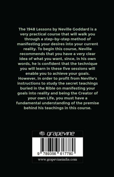 1948 Lessons: Neville Goddard Master Class