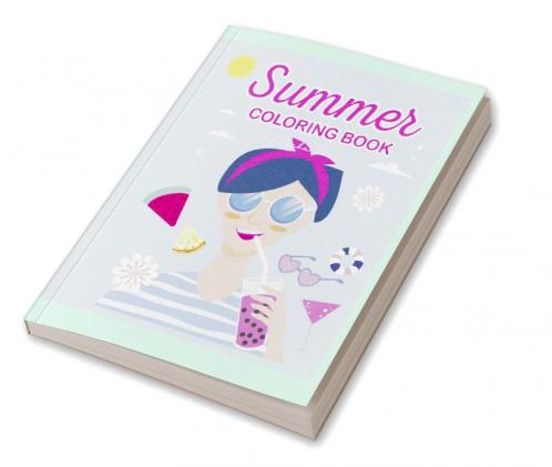 Summer Coloring Book for Kids Ages 6-12