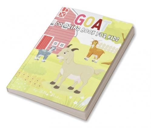 Goat Coloring Book for Kids Ages 4-8