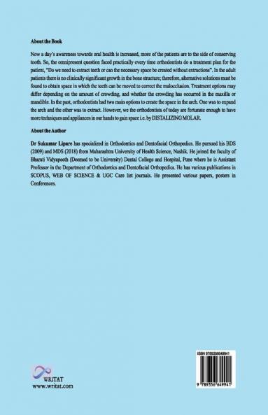 DISTALIZATION OF MOLARS IN ORTHODONTICS