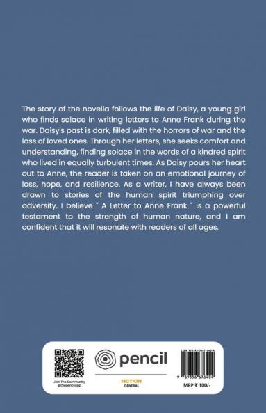 A Letter to Anne Frank