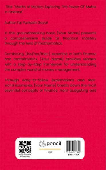 Maths Of Money