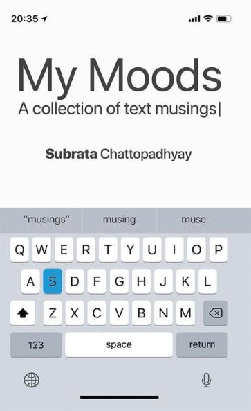 My Moods - A Collection of Text Musings