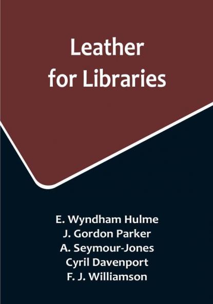 Leather for Libraries