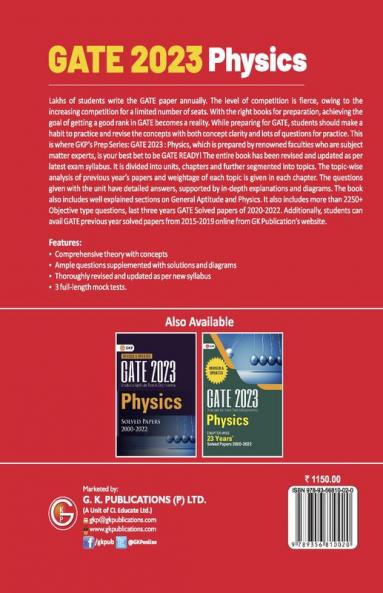 GATE 2023 : Physics - Guide