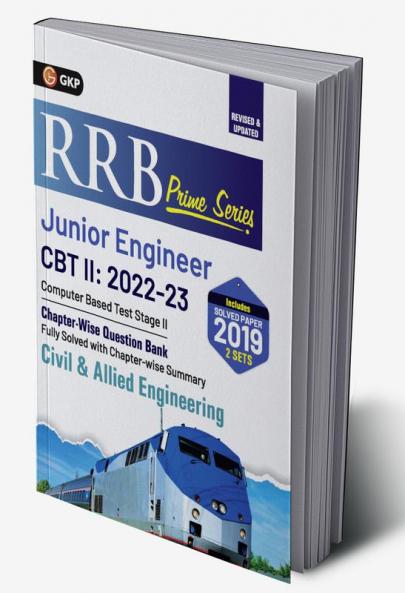RRB Prime Series 2022-23 : Junior Engineer CBT 2 - Chapterwise Question Bank - Civil & Allied Engineering by GKP