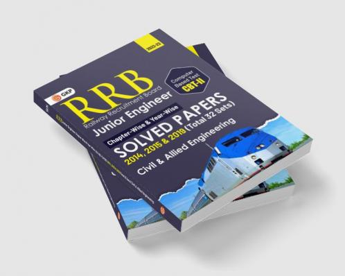 RRB 2022-23 - Junior Engineer CBT II : Chapter-Wise & Year-Wise solved Papers (2014 2015 & 2019) - Civil & Allied Engineering - 32 Sets by GKP