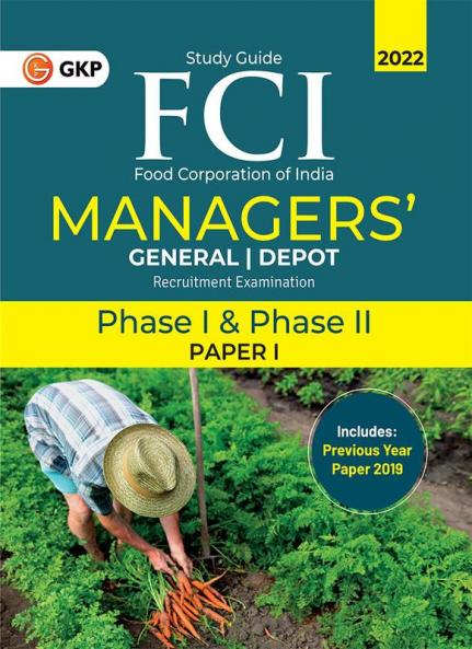 FCI 2022 : Managers' Phase I & Phase II (Paper 1) - General|Depot - Guide by GKP