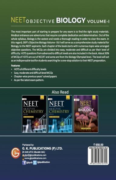 NEET 2023 : Objective Biology Vol. I by Dr. Mithilesh Kamat