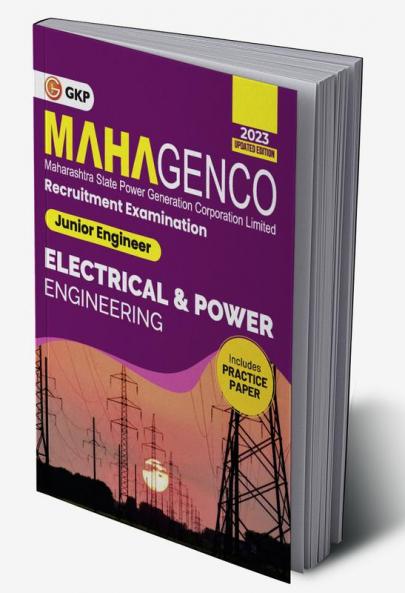 MAHAGENCO 2023 - Junior Engineer - Electrical & Power Engineering - Guide by GKP