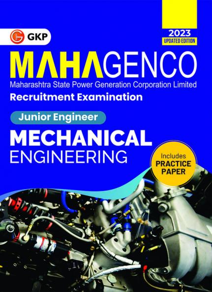 MAHAGENCO 2023 - Junior Engineer - Mechanical Engineering - Guide by GKP