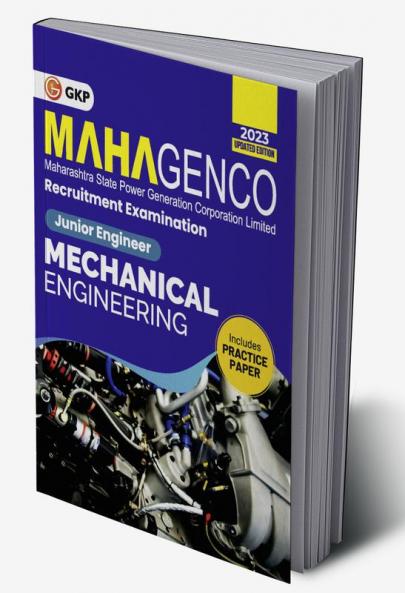 MAHAGENCO 2023 - Junior Engineer - Mechanical Engineering - Guide by GKP