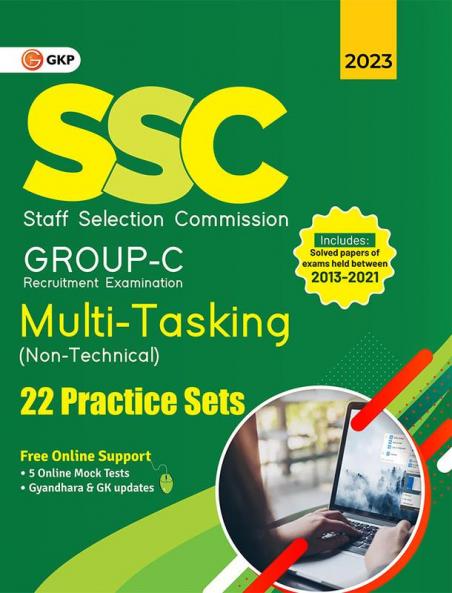 SSC 2023 : Group C Multi-Tasking (Non Technical) - 22 Practice Sets