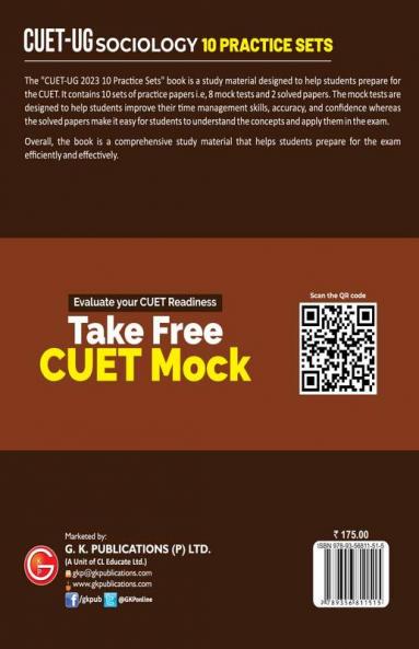CUET 2023 Sociology 10 Sets