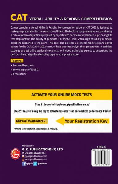 CAT 2023 : Verbal Ability & Reading Comprehension by Gautam Puri
