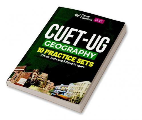 CUET-UG 2023 : 10 Practice Sets - Geography - (7 Mock Tests & 3 Solved Papers)