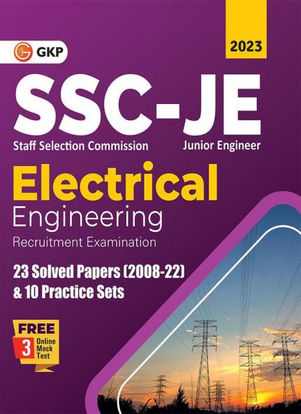 SSC 2023 Junior Engineers Paper I - Electrical Engineering - 23 Solved Papers & 10 Practice Sets