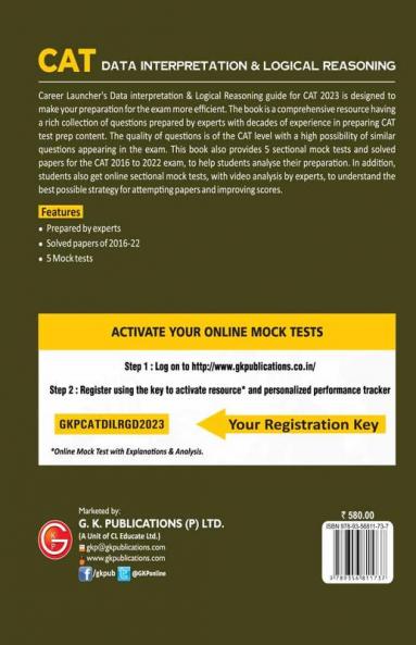 CAT 2023 : Data Interpretation & Logical Reasoning by Gautam Puri