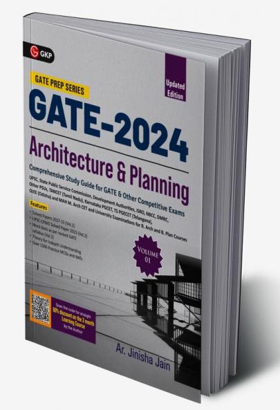 GATE 2024 Architecture & Planning Vol 1 - Guide by Ar. Jinisha Jain