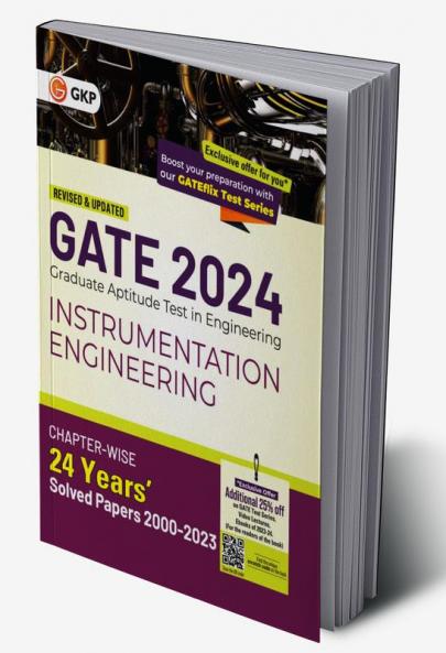 GATE 2024 Instrumentation Engineering - 24 Years Chapter-wise Solved Papers 2000-2023