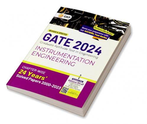 GATE 2024 Instrumentation Engineering - 24 Years Chapter-wise Solved Papers 2000-2023