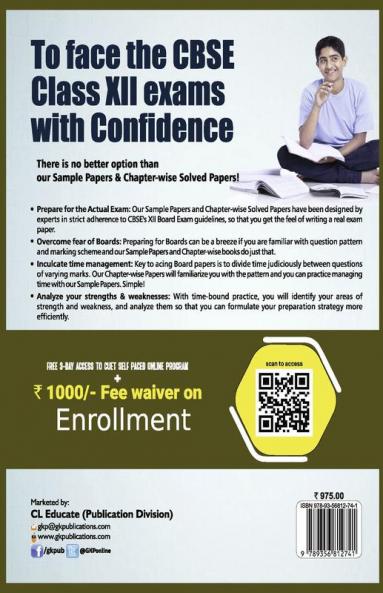 CBSE Class XII 2024 : Chapter and Topic-wise Solved Papers 2011 - 2023 : Medical (PCBE) (All Sets - Delhi & All India)