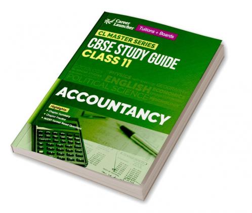 CL Master Series 2023-24 : CBSE Study Guide - Class 11 - Accountancy