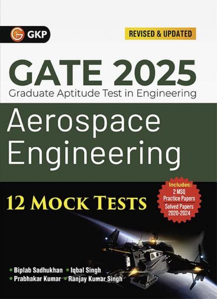 GKP GATE 2025 : Aerospace Engineering - 12 Mock Tests