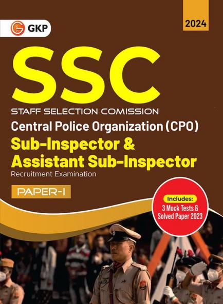 GKP SSC CPO : Sub-Inspector & Assistant Sub-Inspector Paper I - Guide 2024
